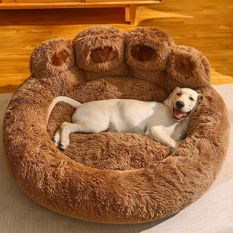 Bear Paw-Shaped Pet Bed