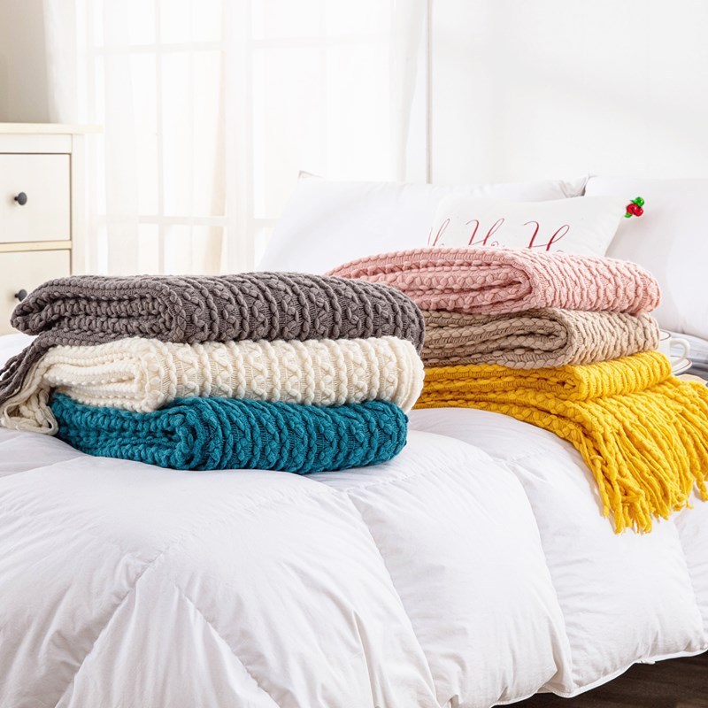 French Cameo Woven Blanket