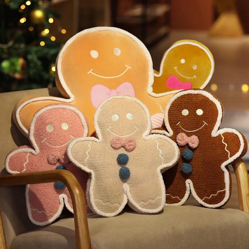 Christmas Gingerbread Man Pillow