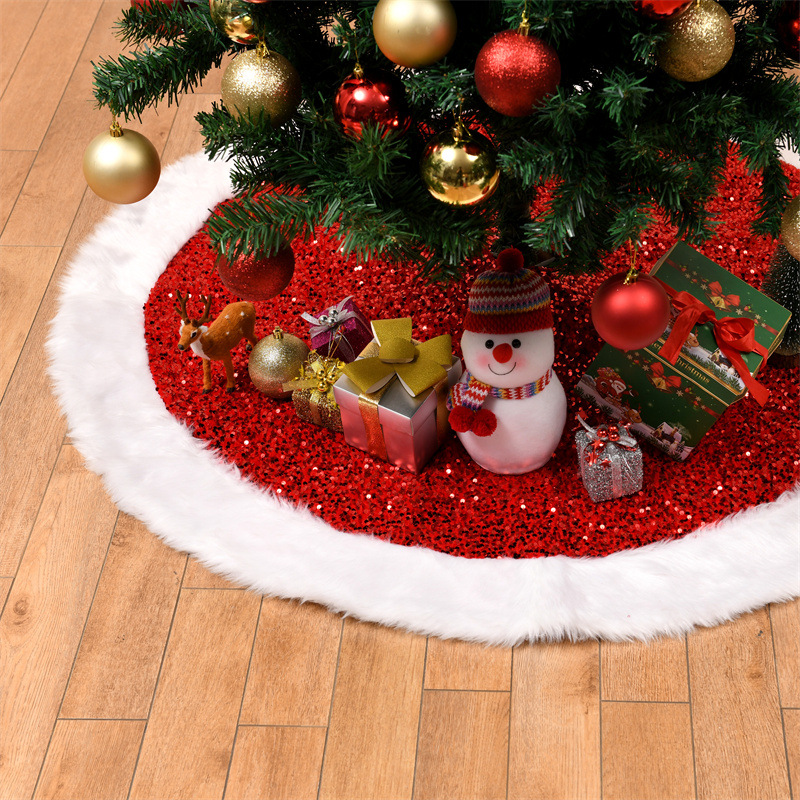 Plush Christmas Tree Skirt