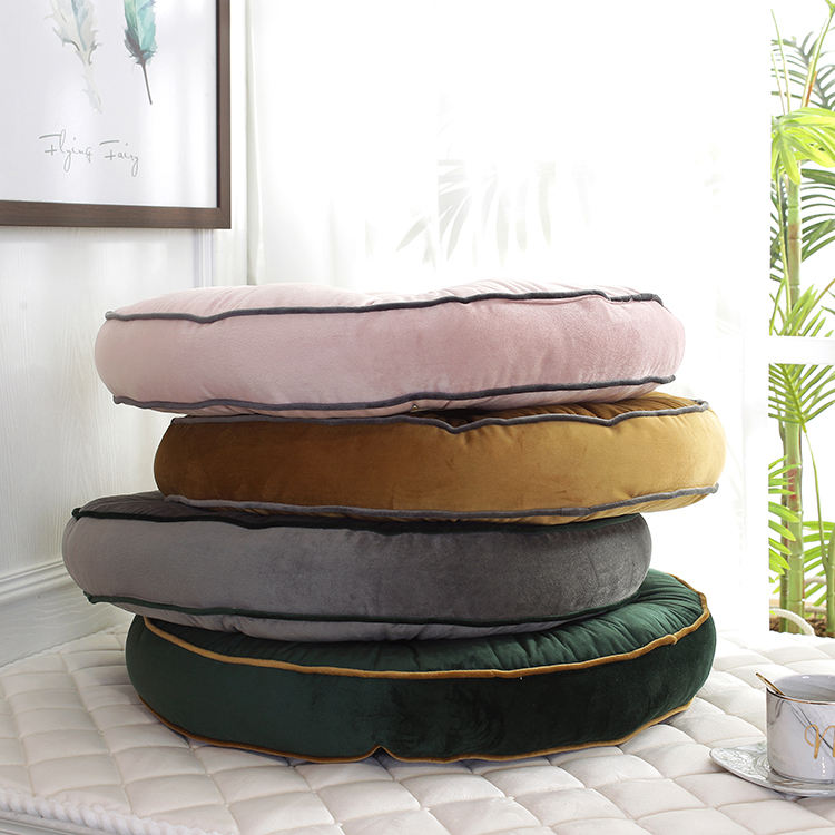 Round Wrap  Color Blocking Seat Cushion