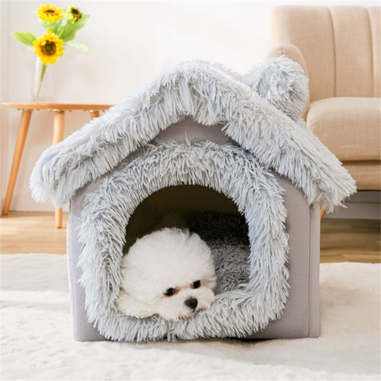 Plush Non-slip Bottom Pet Houses